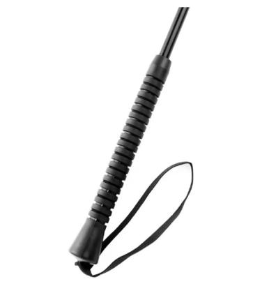 Bič X – crni BDSM bič sa nitnama, 50 cm FF001078-2